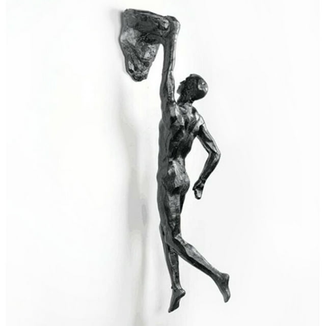 CAROOTU Athlète Pendentifs Résine Abstraite Statue Moderne Escalade Figure Artisanat Maison