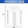 thumbnail image 2 of HIBIBUD 2026 New 4 Pack 20 Stage Shower Filter,Replacement Shower Cartridge Filter with Vitamin C,Shower Head Replacement Filter for Hard Water Shower Head Filter Replacement, 2 of 7
