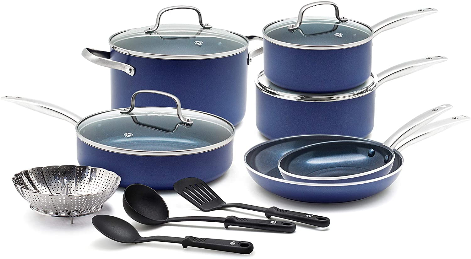Blue Diamond Pan Cookware-Set 14 Piece 