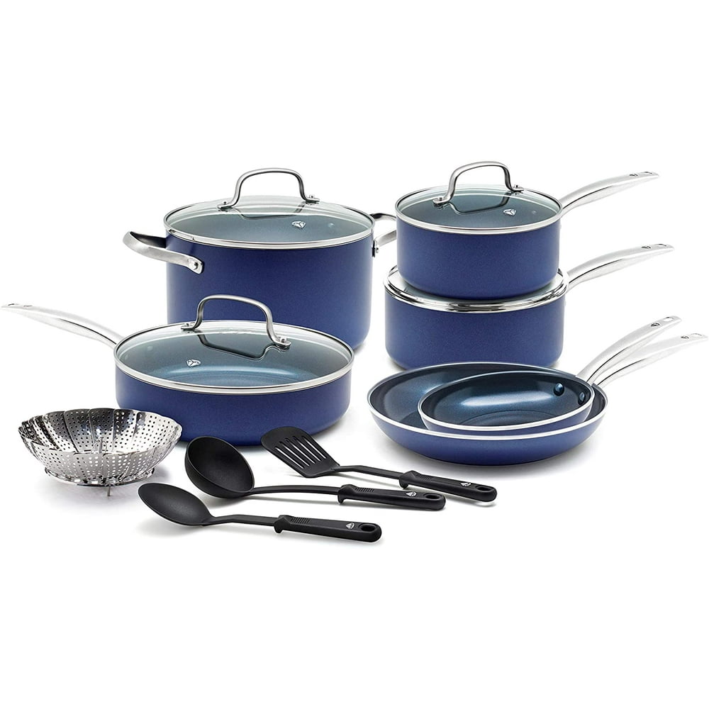 Blue Diamond Pan CC001951001 CookwareSet, 14 Piece