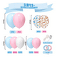 thumbnail image 2 of Decoracion Globos Cumpleaños Para Fiesta Azul Rosa Guirnalda Xtellar multicolor, 2 of 4