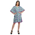 thumbnail image 3 of Moomaya Robe Courte de Caftan de Plage, Robe de Couverture Imprimée, Kaftan pour Femmes, Tenue de Plage, Couverture, 3 of 4