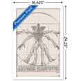 thumbnail image 3 of Netflix Stranger Things: Season 4 - Vitruvian Demogorgon Wall Poster, 14.725" x 22.375" Framed, 3 of 6