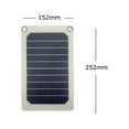 thumbnail image 2 of DOLITY Backpack Solar Panel Charger USB Port Solar Panel for Outdoor Camping Hiking, 2 of 9
