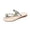 Silver1, variant on Womens Sandals Comfortable Summer Open Toe with Bow Tie Straps Casual Slide Fashion Comfortable Flat Beach Outdoor Slippers for Women Silver1,5.5