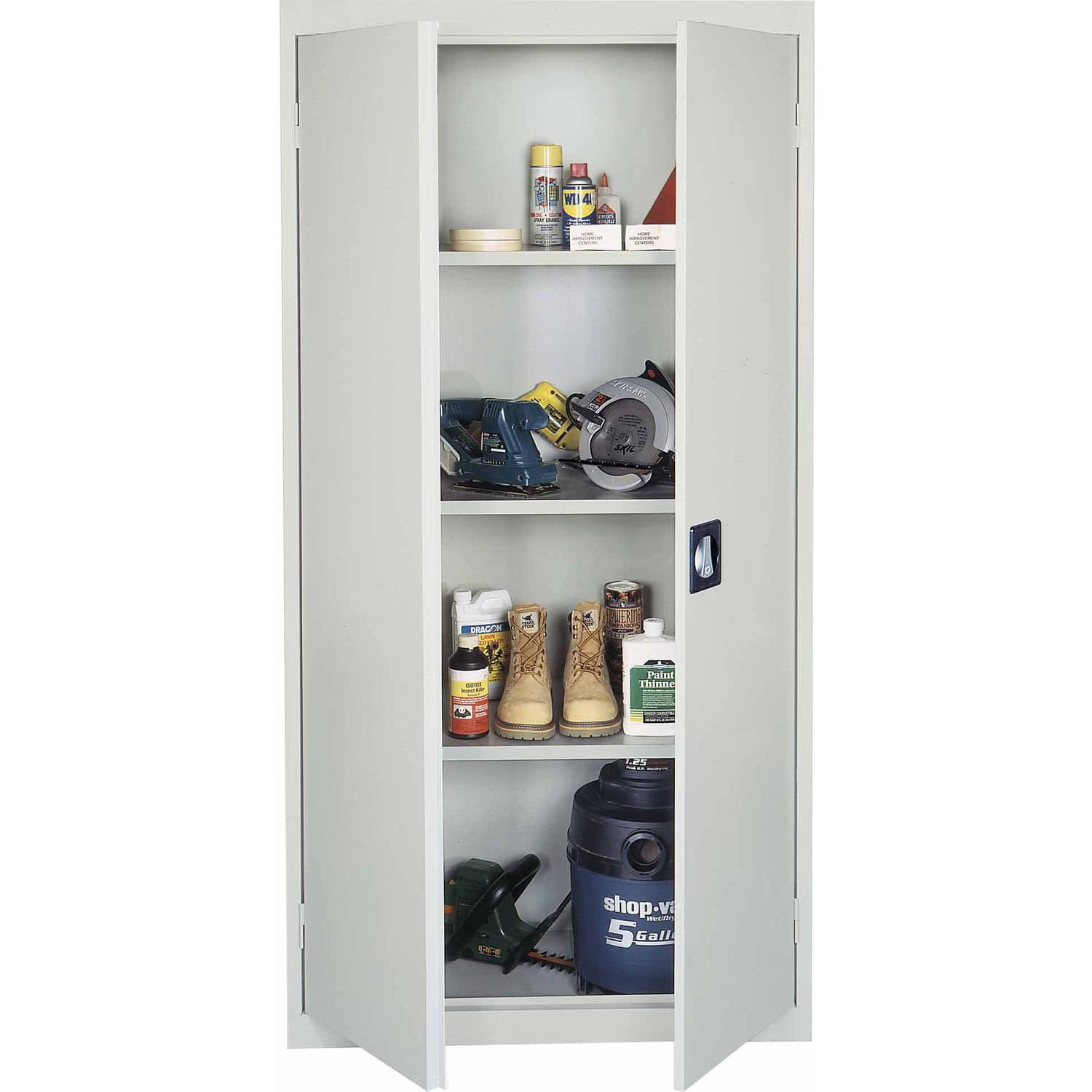 Sandusky Welded Storage Cabinet Gray Walmart Com Walmart Com