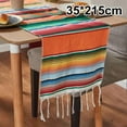 thumbnail image 2 of Mexican Theme Party Decoration for Cinco de Mayo Fiesta Party Serape Table Runner - Style 2, 2 of 5
