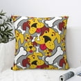 thumbnail image 4 of Pofeuu Cute Dog Print Double-sided plush pillowcase Square Throw Pillow Covers Pillows Cover for Living Room Bedroom Sofa Couch Cushion Cover（No pillow core）-22"x22", 4 of 7