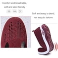 thumbnail image 6 of Orthopedic Shoes for Women Wide Width Woven Mesh Breathable Slip On Walking Sneakers Lightweight Arch Support Mesh Shoes Women for Travel & Work,Green 35(US-5.5), 6 of 7