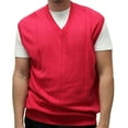 thumbnail image 6 of Men’s Cotton Traders Windowpane V-Neck Light Sweater Vest Available in 15 Colors, 6 of 13