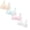 Pink 1PCS & White 1PCS & Beige 1PCS & Light Green 1PCS, variant on LUOGENLI 4 PCS Crop Top Bra Girls Seamless Sports Bra Training White Teen Bra Camisole Style Lightweight Seamless Kids Girls Bras Comfortable S