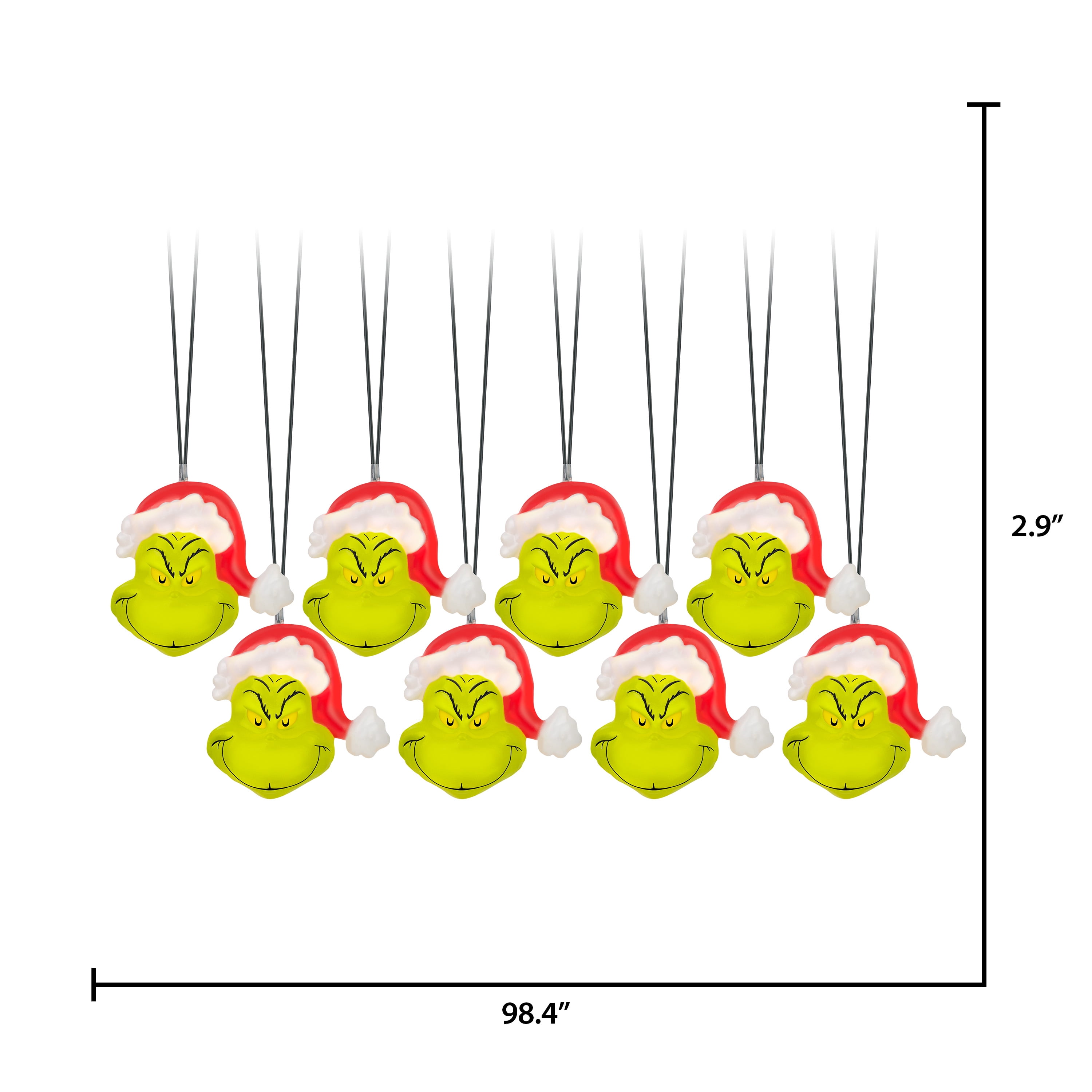 Christmas String Light Dr. Seuss' The Grinch Head Holiday Lighting by Dr. Seuss