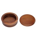 thumbnail image 3 of Cuenco para brocha de afeitar de madera para hombres, taza para crema de afeitar no adherente, taza de jabón, herramienta portátil de limpieza facial masculina, 3 of 5