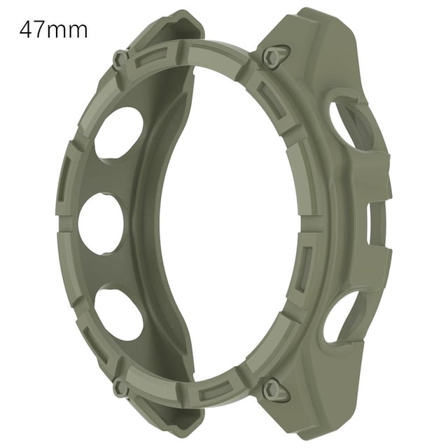 CAIROYAR Estuche protector para reloj con carcasa de película protectora integrada para reloj Fenix8 53/47 mm