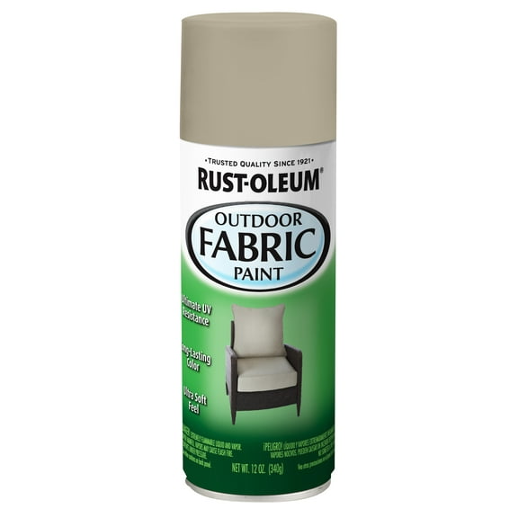 Medium Gray, Rust-Oleum Specialty Fabric Spray Paint, 12 oz