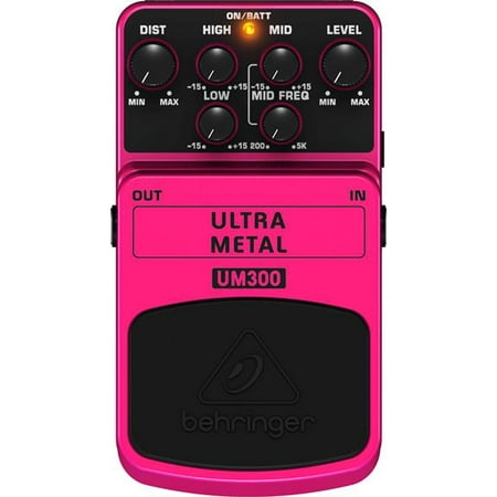 Behringer Ultra Metal UM300 Heavy Metal Distortion Effects (Best Cheap Distortion Pedal For Metal)