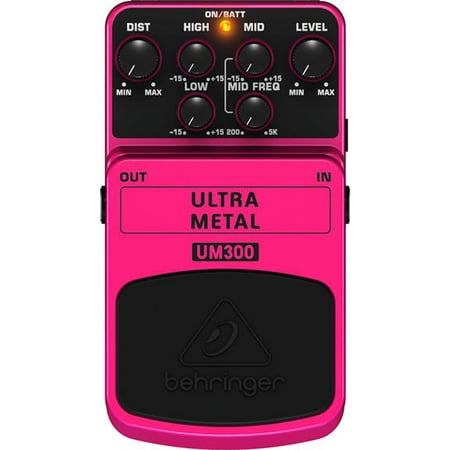Behringer Ultra Metal UM300 Heavy Metal Distortion Effects Pedal