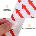 thumbnail image 6 of Raindrops 500Pcs Red Arrow Sticker Clear Label Directional for Office Home Use in Shops Hotels Supermarkets Factories, 6 of 8