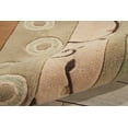 thumbnail image 5 of Nourison Contour Striped Green 3'6" x 5'6" Area Rug, (4x6), 5 of 5