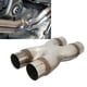 thumbnail image 1 of Tubo de escape de automóvil, adaptador de escape doble para automóvil Tubo de escape doble para automóvil Rendimiento comprobado, 1 of 9