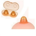 thumbnail image 1 of Inverted Nipple Sucker Corrector, Nipple Puller or Extender, Nipple Enhancer Suction Cups with Dust Cover for Women Breastfeeding Mother Brown Color in Nano Silver Box, 1 of 5