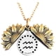 thumbnail image 1 of 12 Constelación del zodiaco Collar con medallón de girasol Letra inspiradora Collar con colgante de girasol Collar de cadena de clavícula Regalo de joyería para mujer Novia Wmkox8yii  fajkfhkj183, 1 of 1
