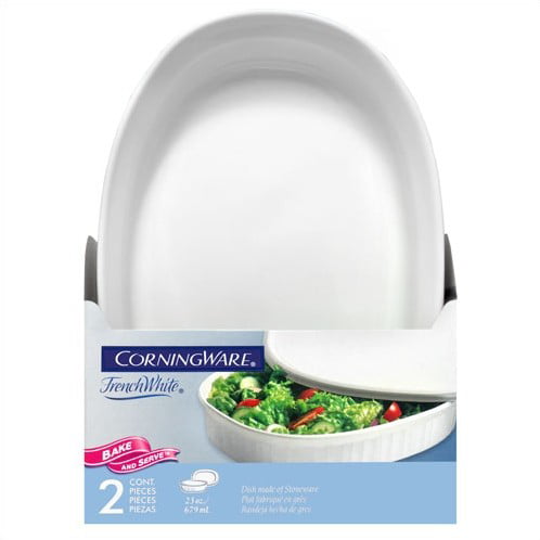 CorningWare French White 23-Ounce Oval Dish 
