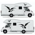 thumbnail image 4 of Yeacher Car Auto Body Sticker 5PCS Self-Adhesive Side Truck Graphics Eagle Stickers Decals for Camper Caravan RV Trailer, 4 of 8