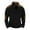 A-Black49, variant on XIAOCHA Men's Quarter-Zip Collar Sweatshirt Slim Fit Elbow Patches Pullover Top Outdoor Workout Athletic Sweatshirt