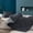 Moonlight Charcoal/Mist Grey / 3 Piece, variant on Multi Color 2-Tone Reversible Comforter Set