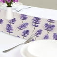 thumbnail image 4 of Yayeee Table Runner 90 inches Long Home Kitchen Dinning Party Decoration, Lavender Pattern, 4 of 7
