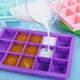 thumbnail image 5 of Bandejas de silicona para cubitos de hielo TUWABEII,moldes flexibles de silicona de fácil liberación,15 cubitos,máquina de hielo reutilizable para congelador,whisky,cócteles,café,comida para bebés, 5 of 8