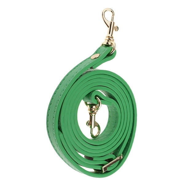 Correa de cuero PU ajustable bolsa de hombro bolso de mano cinturón bolsa Verde