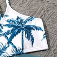thumbnail image 3 of BULLPIANO Girls Swimsuits 3 Piece Bikinis Sets with Tropical Print Cover Up Skirt Bathing Suit for Summer 7-11Y Kids, 3 of 5