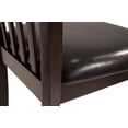 thumbnail image 6 of Signature Design by Ashley Contemporary Upholstered Dining Side Chair, Dark Brown Finish, 6 of 8