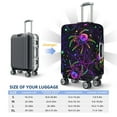 thumbnail image 6 of Fotbe Multi-colored Spiders Luggage Cover Protector,Suitcase Protector,Scratch and Dirt Resistant,Fits 18-32 Inch Luggage-X-Large, 6 of 9