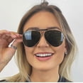 thumbnail image 5 of New Fashion 3138 Shooter Style Retro Aviation Sunglasses Metal Ring Brand Design Sunglasses Oculos De Sol With Hood, 5 of 5