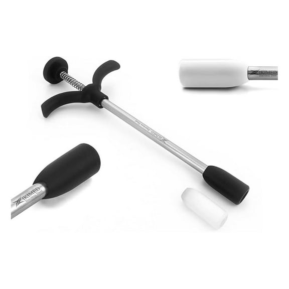 Small Bolus Gun for Sheep & Goat - Stainless Steel Balling Gun with 2 Interchangeable Cups - 9.5" Livestock Medication Administer