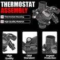thumbnail image 2 of Ensamblaje de Termostato de Refrigerante del Motor MITZONE para BMW X5 X6, 2 of 6