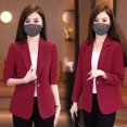 thumbnail image 2 of Early Autumn Professional Commuter Suit Jacket Women‘s 2024 New Style Small Style One Button Suit High-end Top, 2 of 6