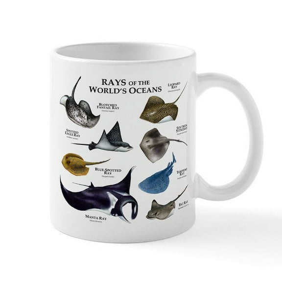 CafePress - Rays Of The World Mug - 11 oz Ceramic Mug - Novelty Coffee Tea Cup