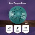 thumbnail image 3 of Percussion Instrument,8 Notes Percussion Portable Inch 8 Portable And Meditation And 4 Inch Handpan Drum Steel Drum Notes C A Friends C Key Percussion Majors Friends Drum Meditation Majors Dsfen, 3 of 6