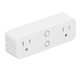 thumbnail image 3 of Regleta WiFi BLE ZHCH control remoto Tomas duales 10A enchufe estadounidense CA 100‑240V, 3 of 5