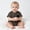Gray, variant on Newborn Baby Soft Bodysuit Short Sleeve Crewneck Onesie Infant Boys Girls Summer Comfortable Breathable Outfits Coffee 18-24 Months