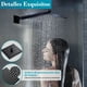 thumbnail image 4 of Sistema de Ducha de Acero Inoxidable,10'' Regadera Negra,Juego de Mezclador de Ducha de Techo para Baño,Regaderas para Baño Cabezal de Ducha de Lluvia de Alta Presión, 4 of 7