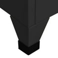 thumbnail image 5 of vidaXL Locker Cabinet Black 38x40x180 cm Steel, 5 of 5