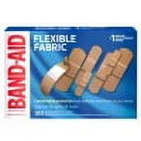Band-Aid Brand Flexible Fabric Adhesive Bandages, Assorted, 100 ct (Pack of 2)