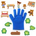 thumbnail image 5 of Hand Puppets Set for Kids and Adults Glove with Felt Details Perfect for Storytelling Role-Playing Puppet Theatre Gift for Children, 5 of 5