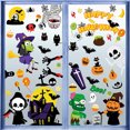 thumbnail image 1 of Pegatinas para ventanas, fiesta de Halloween, espejos estáticos, adhesivos de vidrio impermeables reutilizables para decoración de festivales 9 hojas Methold HA007618-00, 1 of 6
