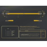Cable Leader Cat 5e Ethernet Cable 5 ft - Yellow | Cat5e Non-Booted RJ45 LAN Patch Cord, UTP